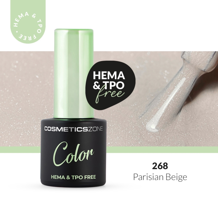 Lakier-hybrydowy-hipoalergiczny-bezowy-z-drobinkami-7ml---Parisian-Beige-268-bez-HEMA-i-bez-TPO.webp