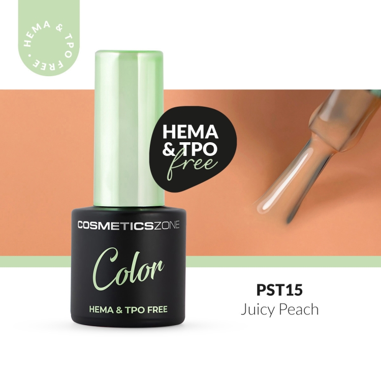 Lakier-hybrydowy-hipoalergiczny-brzoskwiniowy-jasny-7ml---Juicy-Peach-PST15-bez-HEMA-i-bez-TPO.webp