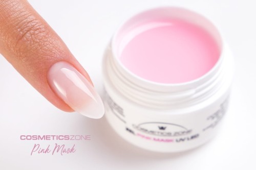 Konsystencja mlecznoróżowego żelu budującego Perfect Gel Pink Mask