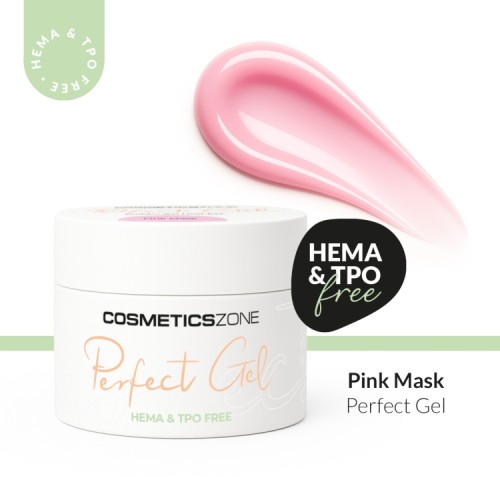 Mlecznoróżowy żel do przedłużania paznokci UV LED Perfect Gel Pink Mask 50ml