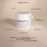 Cechy charakterystyczne samopoziomującego żelu Perfect Gel Cosmetics Zone – infografika