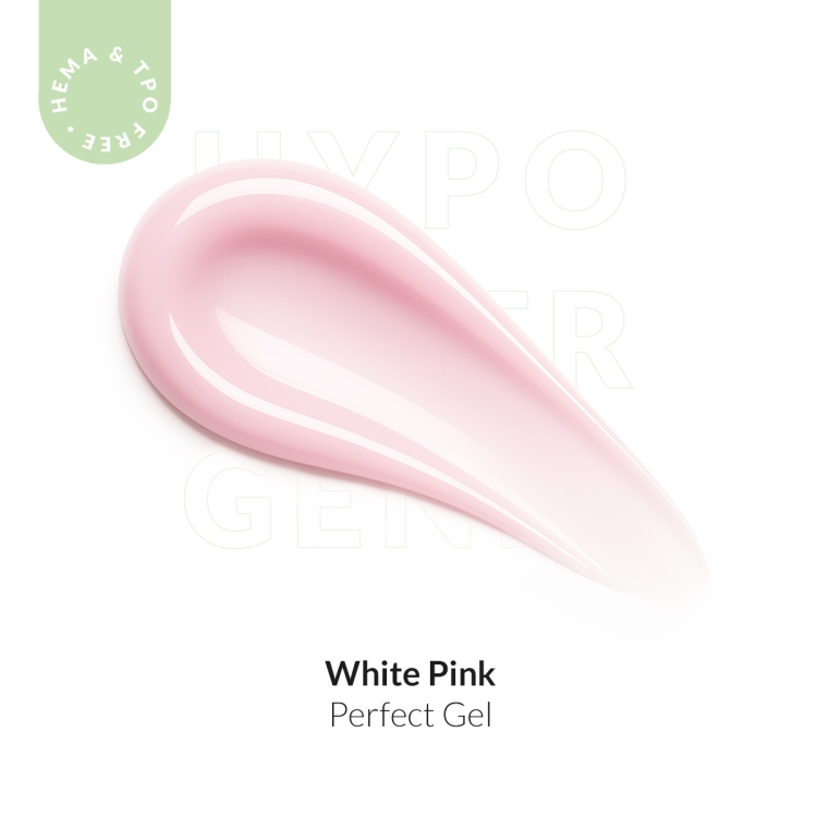 Mlecznoróżowy żel samopoziomujący Perfect Gel White Pink Cosmetics Zone – próbka koloru