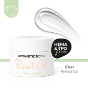 Żel do przedłużania paznokci mlecznoróżowy UV LED Perfect Gel White Pink 50ml bez HEMA i TPO Cosmetics Zone