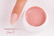 Manicure french z wykorzystaniem mlecznoróżowego żelu budującego Ice Jelly Pink Mask