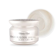 Mleczna baza budująca w słoiczku Modena Nails Base Builder Soak Off Cover Milk 30g do przedłużania paznokci