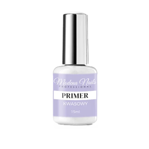Primer Kwasowy Modena Nails 15ml – mocny preparat wytrawiający do problematycznej płytki
