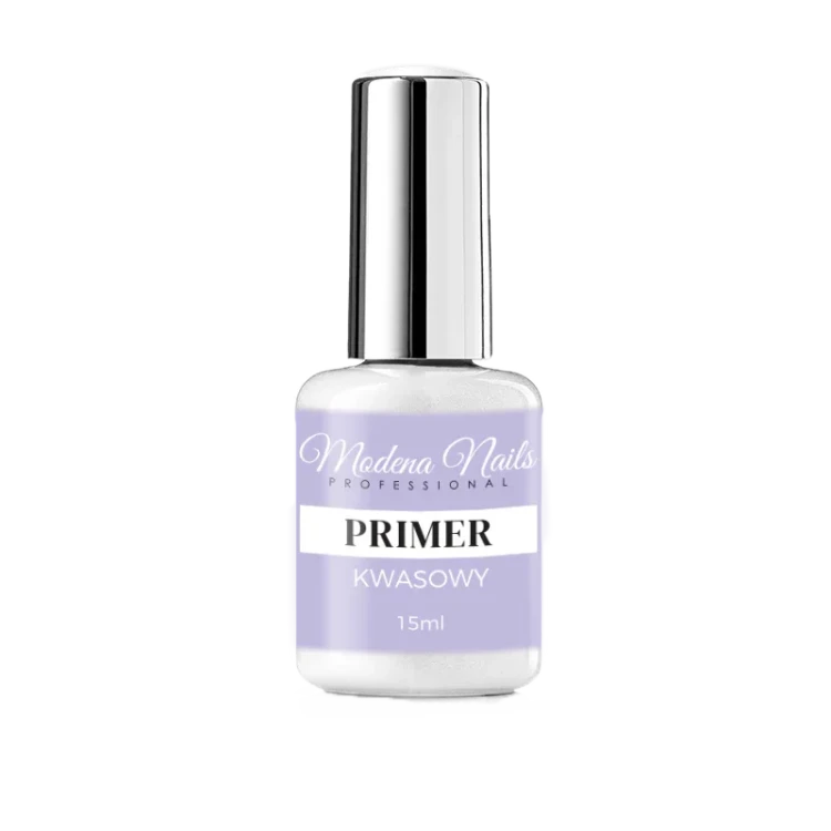 Primer Kwasowy Modena Nails 15ml – mocny preparat wytrawiający do problematycznej płytki