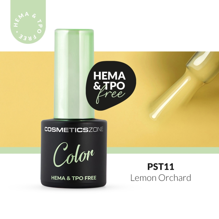Lakier-hybrydowy-hipoalergiczny-jasny-zolty-7ml---PST11-Lemon-Orchard-bez-HEMA-i-bez-TPO.webp